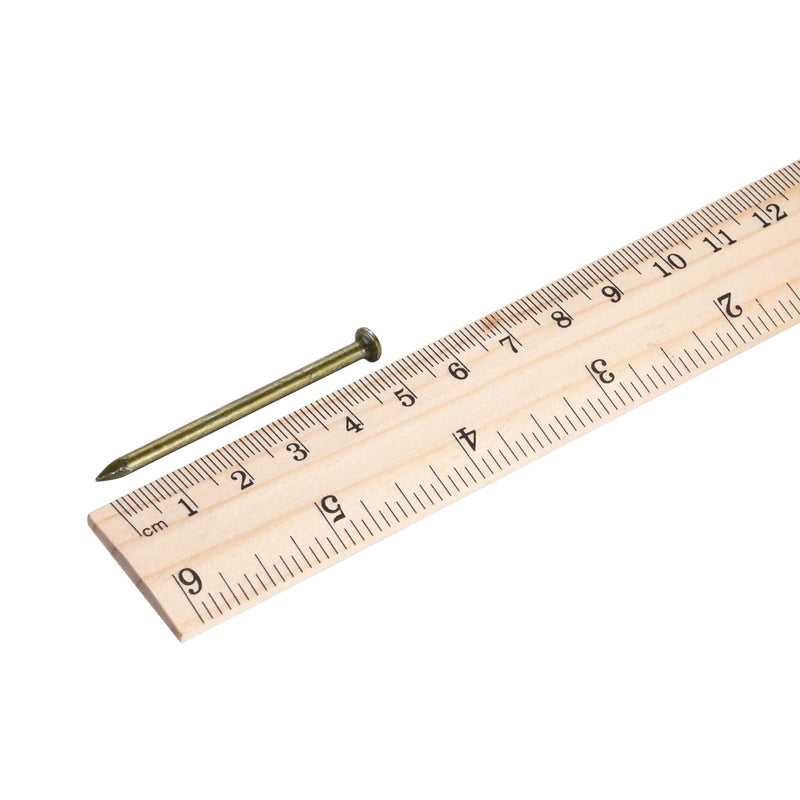 [Australia - AusPower] - uxcell Hardware Nails Carbon Steel Point Tip Wall Cement Nail 50mm(2") 3mm Rod Dia Bronze Tone 20pcs 3x50mm 