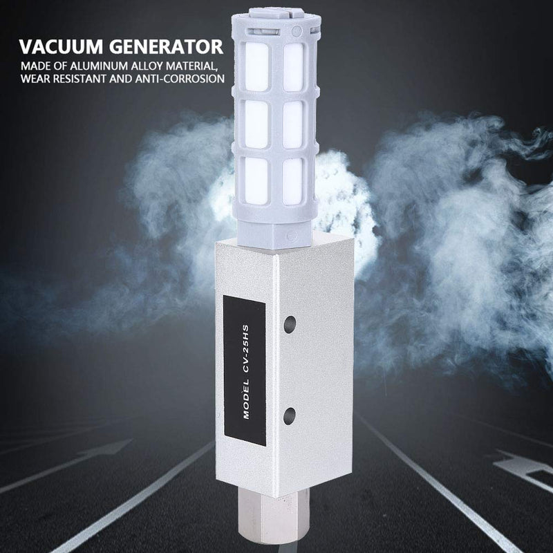 CV25HS Venturi Pneumatic Vacuum Generator Ejector with Air Outlet and Silencer