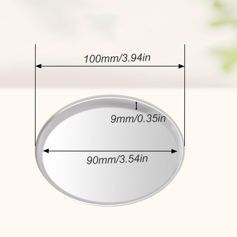 [Australia - AusPower] - Sample Pans, Aluminum Pans Size 3.94 inch for MA Series Moisture Analyzers (Pack of 50) 