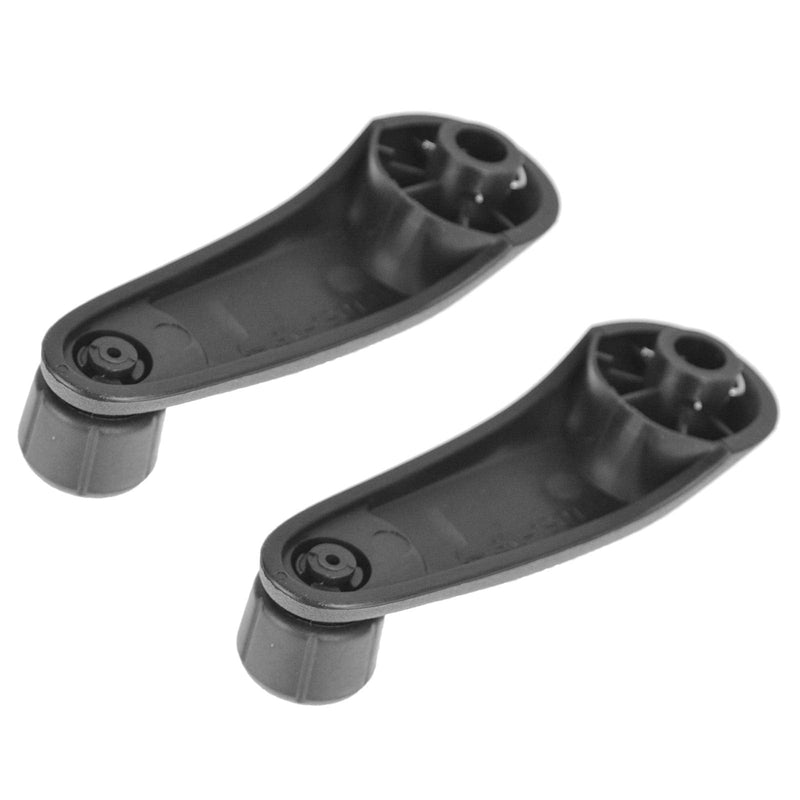 [Australia - AusPower] - TRQ Manual Window Crank Handle Black LH RH Pair Compatible with Express Savana Saturn 