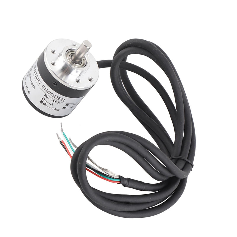 [Australia - AusPower] - 2Pcs Encoder 600 P/R Photoelectric Incremental Encoder 5 V-24 V AB 2-Phases Shaft 6 Mm 