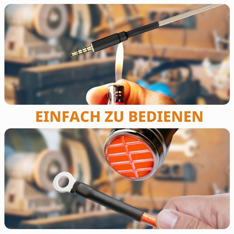 3:1 Heat Shrink Tube, Diameter 15.4 mm, 1.5 m Length, Heat Shrink Tubing, Waterproof Cable, Connect, Heat Shrink Tubing, Insulation Tape, Black for Cable Insulation, Marking, Cable Bundling, Repair (Diameter 15.4 mm) Durchmesser 15,4 mm