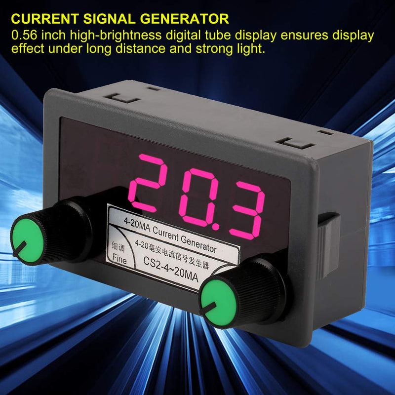 [Australia - AusPower] - 4-20mA Current Signal Generator High-Brightness Digital Tube DisplayDigital Analog Coarse/Fine Tuning Constant Current Output 