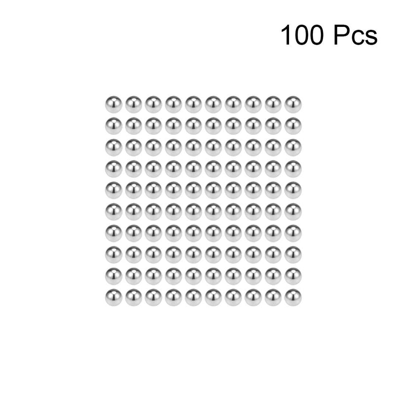[Australia - AusPower] - uxcell 0.8mm Bearing Balls 304 Stainless Steel G100 Precision Balls 100pcs 