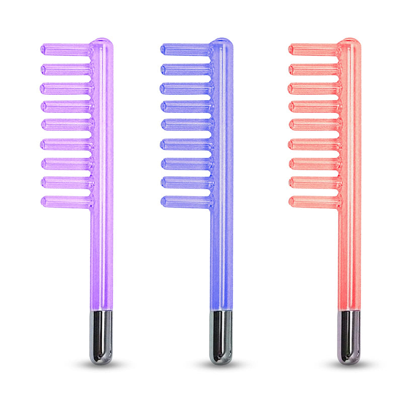 [Australia - AusPower] - Electrode Wand Glass Tube Handheld Spare Parts for Hi Frequency Instrument Elitzia ETJX006AS (Violet Comb) Violet Comb 