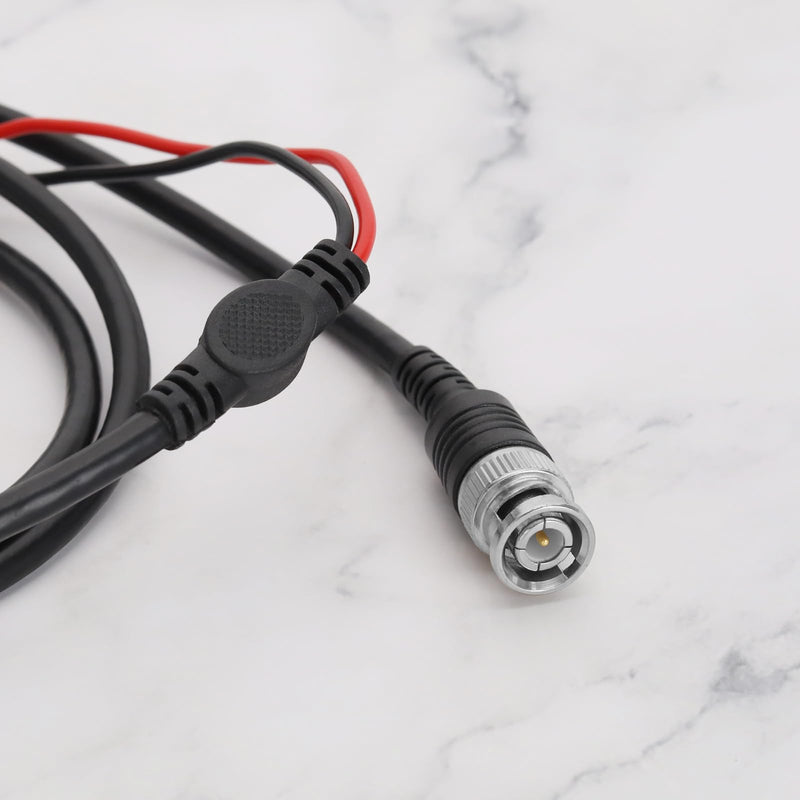 [Australia - AusPower] - 2pcs BNC Double Alligator Clip Test Cable P1011 BNC Probe Cable BNC Q9 to Double Alligator Clip Test Cable Probe Leads Oscilloscope Test 