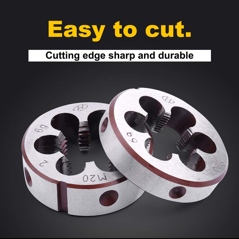 [Australia - AusPower] - ATOPLEE Metric Straight Die [M20 x 1.5, Pack of 1] M20x1. 5 mm, 1pc 