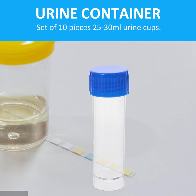 10 Pcs Urine Container Specimen Container Test Cup Medical Container Specimen Cup