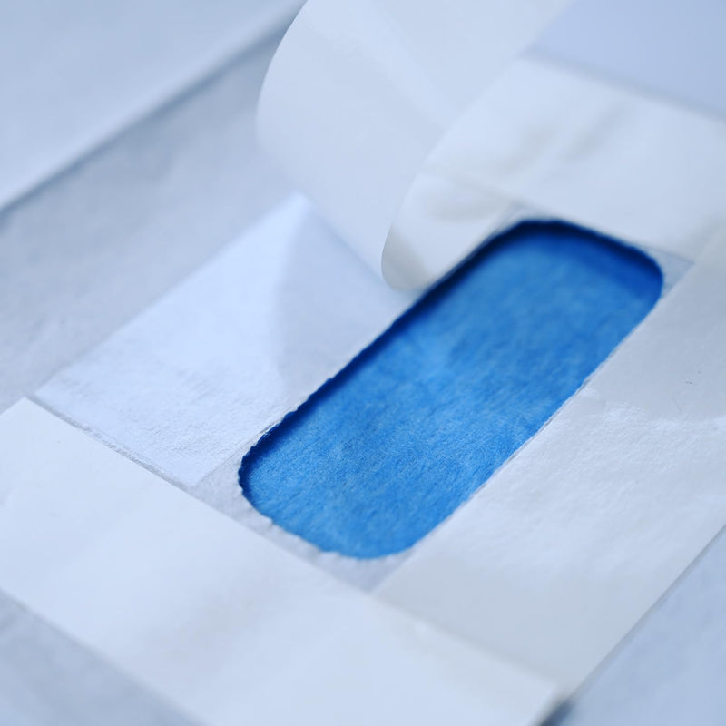 [Australia - AusPower] - Fenestrated Drape Surgical Drape | Sterile Disposable Vet Adhesive Fenestrated Surgical Drape 24"x24" Fenestration Size: 2.4"x1.0" (1) 1 