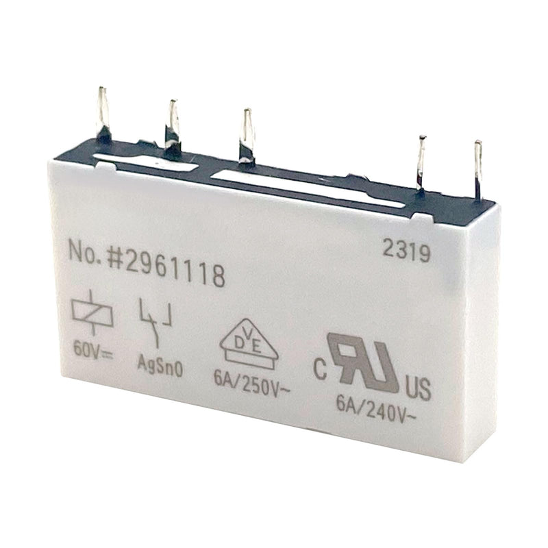15-Pack 2961118 Relay – 60V 6A 5-Pin SPDT Industrial Relay – Compatible with Schneider Electric & Siemens Equipment – Fixes Overload & Circuit Failures 15
