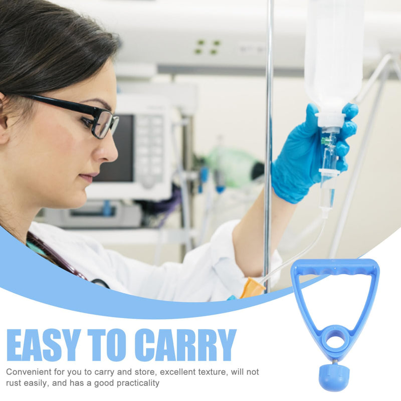 [Australia - AusPower] - HEMOTON Pole Handle Saline Stand Handle Replacement Stand Handle Supplies Bag Handle for Stand Pole Tray Pole Stand Plastic Fall to The Ground 