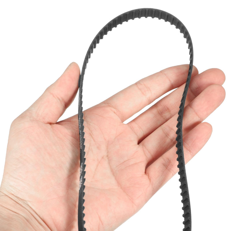[Australia - AusPower] - uxcell 3Pcs 370XL 037 Timing Belt 185 Teeth Black Cogged Rubber Geared Belt, Width 10mm, Pitch 5.08mm, 3D Printer Timing Belt 3 