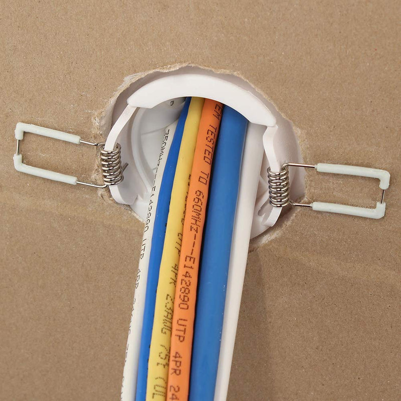 [Australia - AusPower] - Speedy’Z Spring-Lock 2” Cable Pass Through Port (White | Each) 