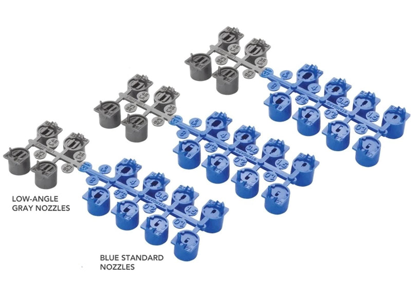 [Australia - AusPower] - 3 Pack of Hunter 782900 PGP Ultra, Blue Nozzle Rack, 782900SP Nozzle Tree for Hunter Rotors, PGP Ultra and I20 Ultra Rotor Sprinkler Heads, Hunter 782900 Nozzle Rack Set, Includes LED Keychain Light 