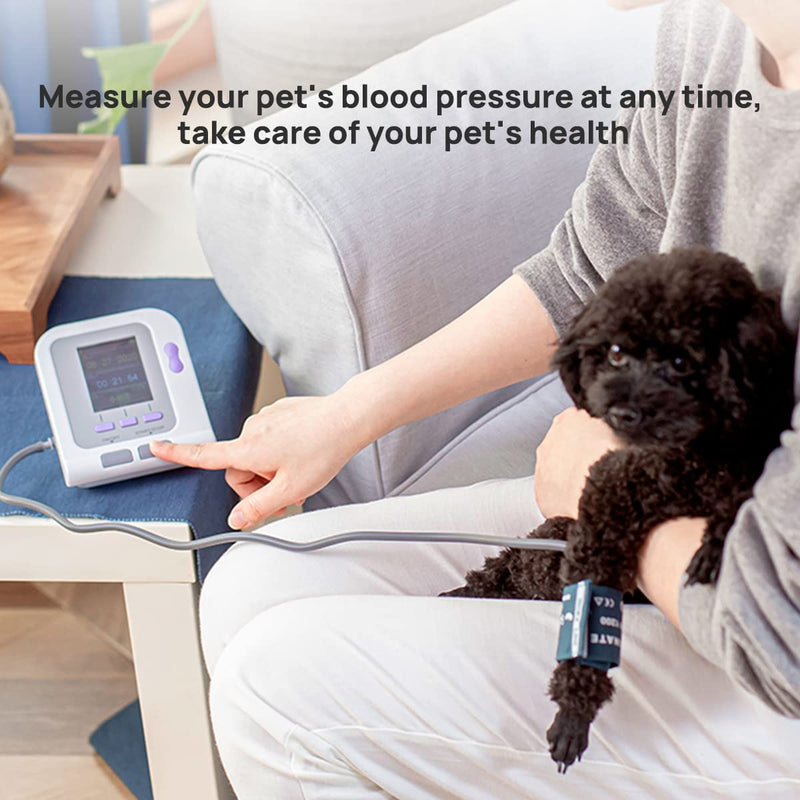 [Australia - AusPower] - CONTEC08A-VET Digital Veterinary Blood Pressure Monitor Dog/Cat/Pets Small Cuff Size 2.3”-4.3” 