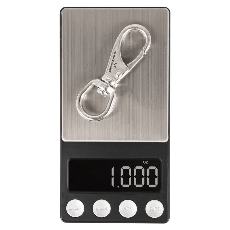 [Australia - AusPower] - SHONAN 2.7 Inch Swivel Snap Hooks, 5 Pack Stainless Steel 316 Swivel Spring Snaps, Flag Pole Swivel Snap Clips, Marine Grade Swivel Hook Clips for Scuba Diving, Dog leashes, Keychains, Bird Feeders 