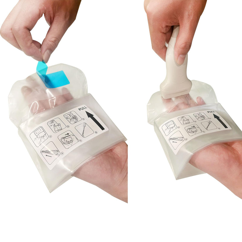 [Australia - AusPower] - Ultrasound Probe Cover - Latex-Free Sterile Disposable Clear, 5 in x 48 in, Individual Packaging (10 Pcs/Package) 