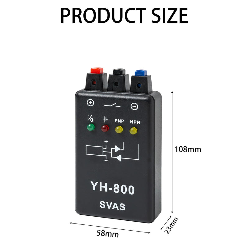 [Australia - AusPower] - Instrument Sensor Tester YH-800, Accurately Test Photoelectric, Proximity and Magnetic Switches with Clear Indication, Photoelectric Switch Tester for Photo Cell Sensors 