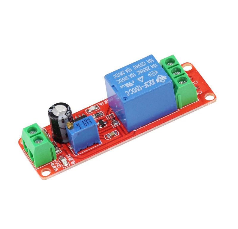 [Australia - AusPower] - 3 PCS NE555 DC 12V 0-10 Seconds Adjustable Delay Timer Relay Switch Module Converter Constant Current for Automotive Control System Electrical Equipment 