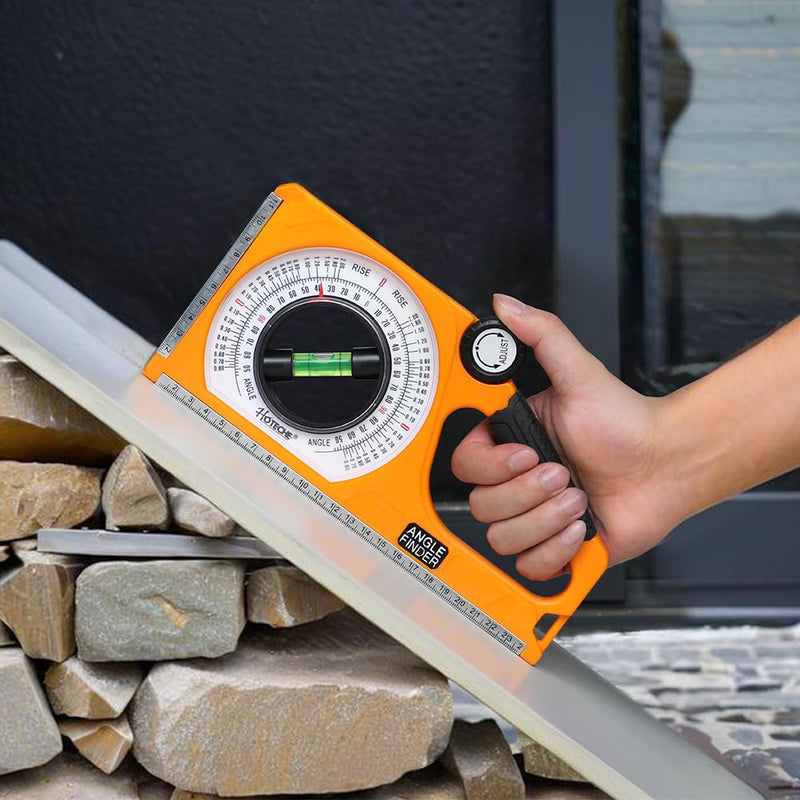 Hoteche Digital Inclinometer with Magnet | ±1° Precision | -130° to +130° | ABS & Aluminum