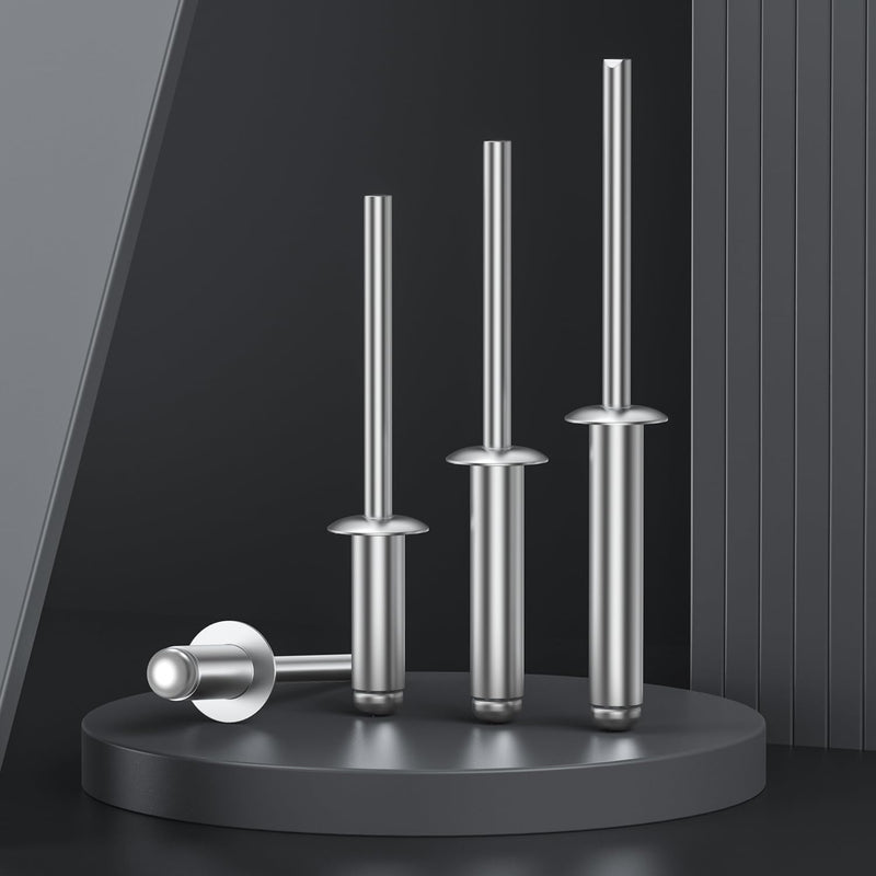 [Australia - AusPower] - (65Pcs) 1/4" x1/2" Aluminum Blind Rivets, 6.3 x 12mm Pop Rivets,Rivets for Metal,Silver-(VG10113) 1/4" x 1/2"(65pcs) Silver 