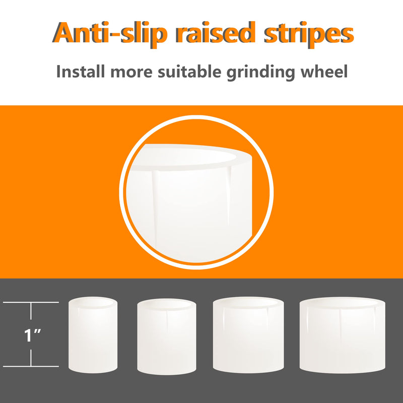 [Australia - AusPower] - Reducing Bushing Adapters for Bench GrindingWheels,16 PCS,4 Sets 
