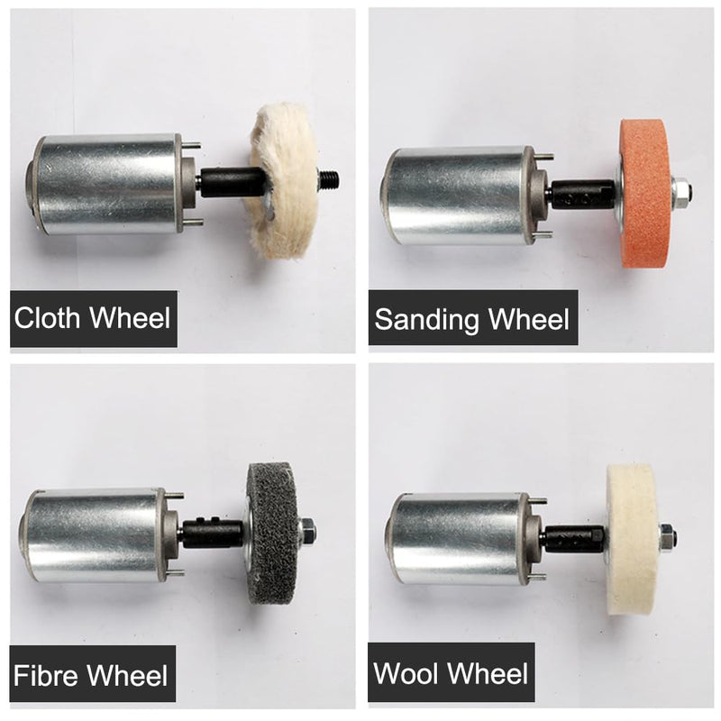 12mm Motor Mandrel Adapter Sander Extension Shaft Mandrel for Polisher Grinder Polishing Grinding Polishing Polishing Wheel Rotary Disc 12 mm