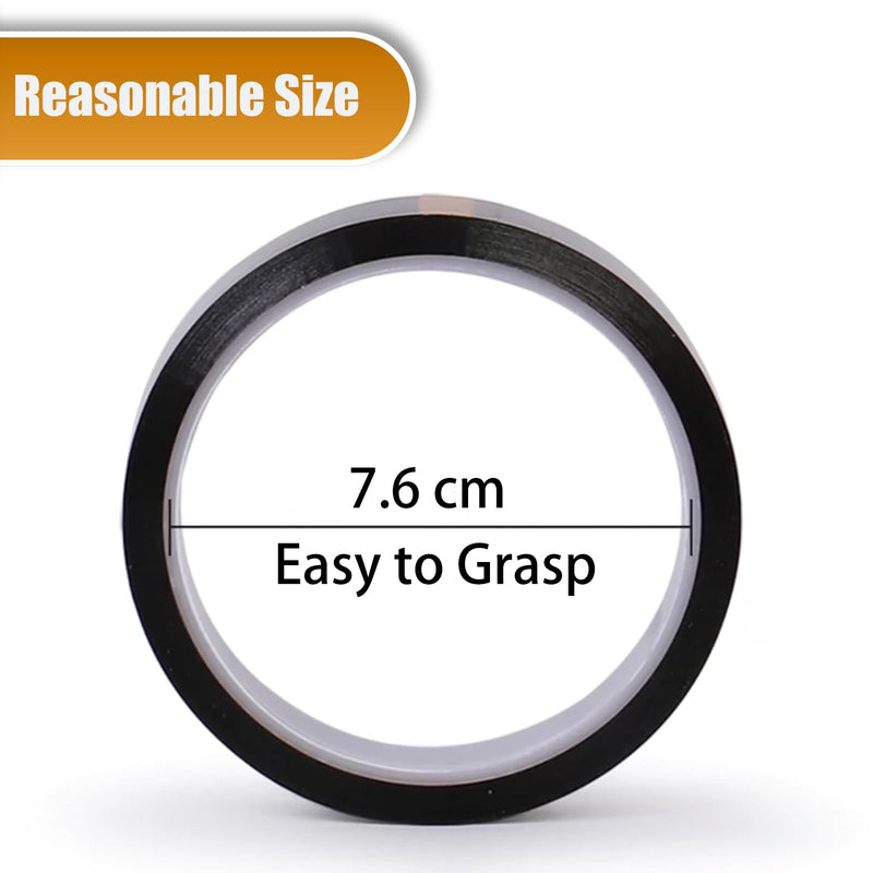 [Australia - AusPower] - Heat Tape Adhesive Heat Resistant Transfer High Temperature Tape Heat Vinyl Thermal Sublimation Press Tape No Residue for Electronics Soldering Circuit Board (10mm 108ft 3Rolls) 10mm 108ft 3Rolls 