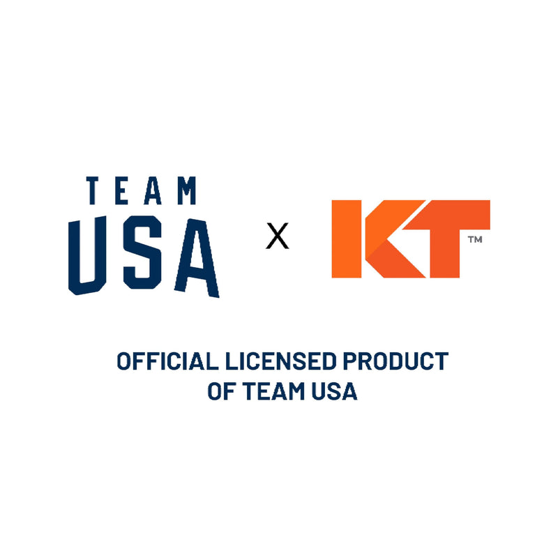 KT Tape, Pro Synthetic Kinesiology Athletic Tape, 20 Count, 10” Precut Strip, Team USA
