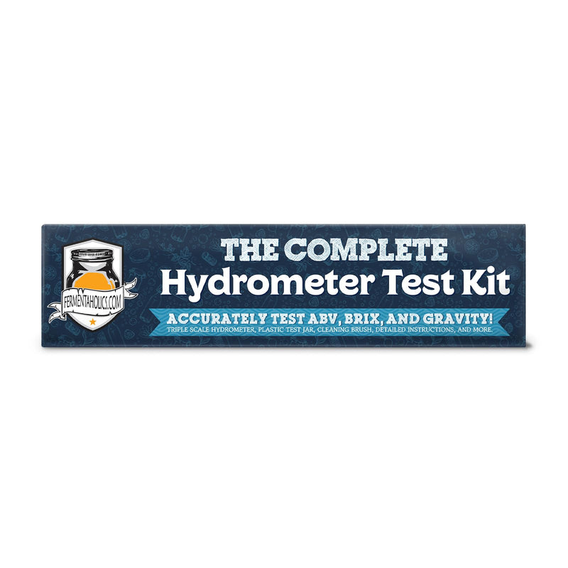 [Australia - AusPower] - Fermentaholics Triple Scale Hydrometer Test Kit | Hydrometer Test Jar Kit | Make Wine, Beer, Mead, Cider, and More | Measure ABV, Brix, and Specific Gravity (Hydrometer Test Kit - Plastic Test Jar) 