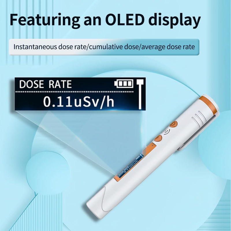 [Australia - AusPower] - Geiger Counter Radiation Detector,Portable Handheld Radiation Monitor Meter,Beta Gamma X-ray Radiation Meter,Rechargeable with Battery Powered,0.08uSv to 50mSv 