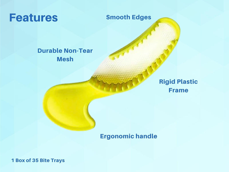 [Australia - AusPower] - Artman Instruments 35 Quadrant Dental Bite Registration Impression Trays, Impression Trays for Teeth Molds 1 Box of 35 Bite Trays 