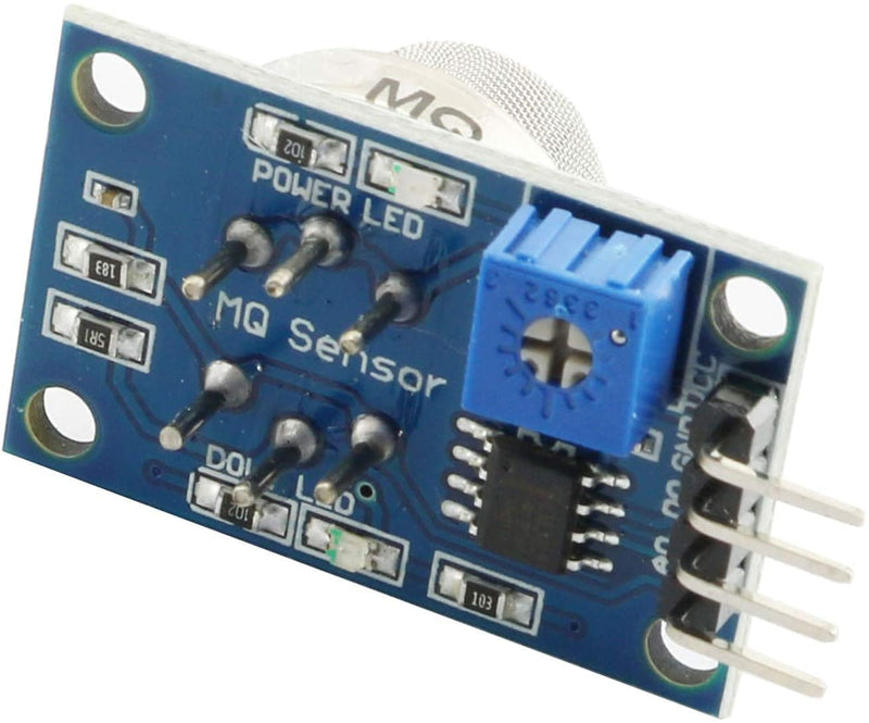 [Australia - AusPower] - 6PCS MQ-2 Gas and Smoke Analog Sensor Breakout Board for Arduino Raspberry Pi ESP8266 MQ2 5V DC 