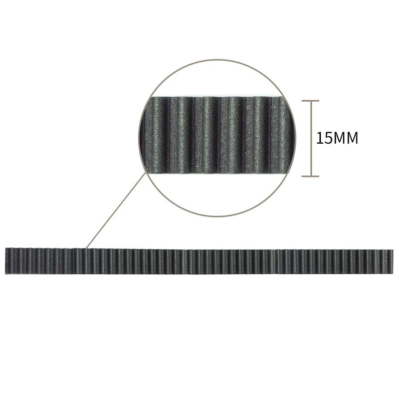 [Australia - AusPower] - 5M GT2 Timing Belt 15mm Width + 4pcs 20 Teeth 5mm Bore Timing Pulley Wheel + 4pcs 20 Toothless Bore 5mm Idler + 4pcs 20 Tooth Bore 5mm Idler,for 3D Printer 5M SET 