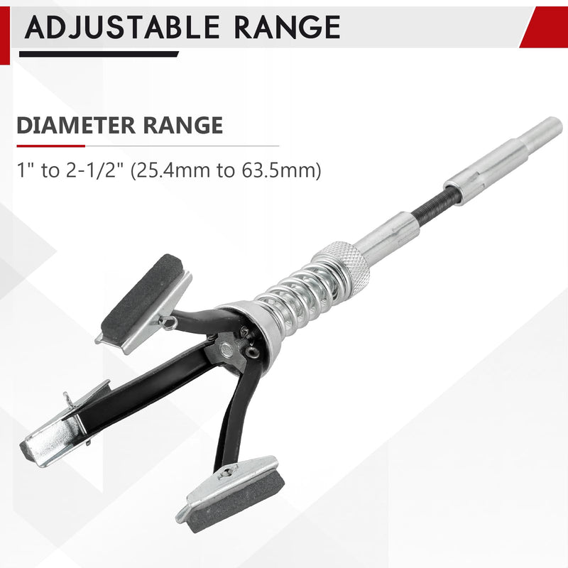 [Australia - AusPower] - DASBET Engine Brake Cylinder Hone | Engine Cylinder Hone Tool for Grinding Holes Adjustable Deglazer 1" to 2-1/2" Diameter with Extra 3-Piece 1-1/8'' Long Stones 220 Grit (1-1/8") 1-1/8" 