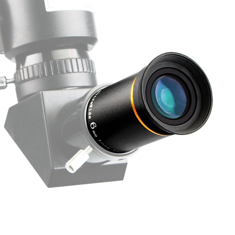 [Australia - AusPower] - SVBONY Telescope Eyepiece Fully Mutil Coated 1.25 inches Telescope Accessories Set 66 Degree Ultra Wide Angle HD 6mm for Astronomy Telescope 
