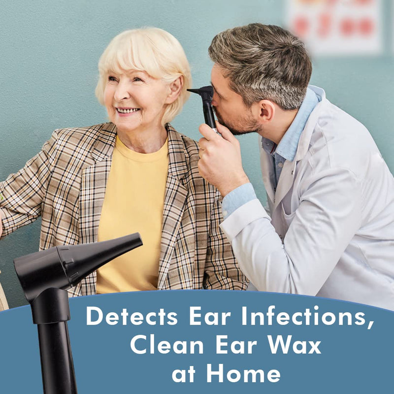 [Australia - AusPower] - Novamedic Pack of 5, Pocket Otoscope Kits with LED Light Ideal for Ear Infection Diagnostics, Nurses Doctor EMTs & Medical Students, 3 Size Replacement Specula Tips 