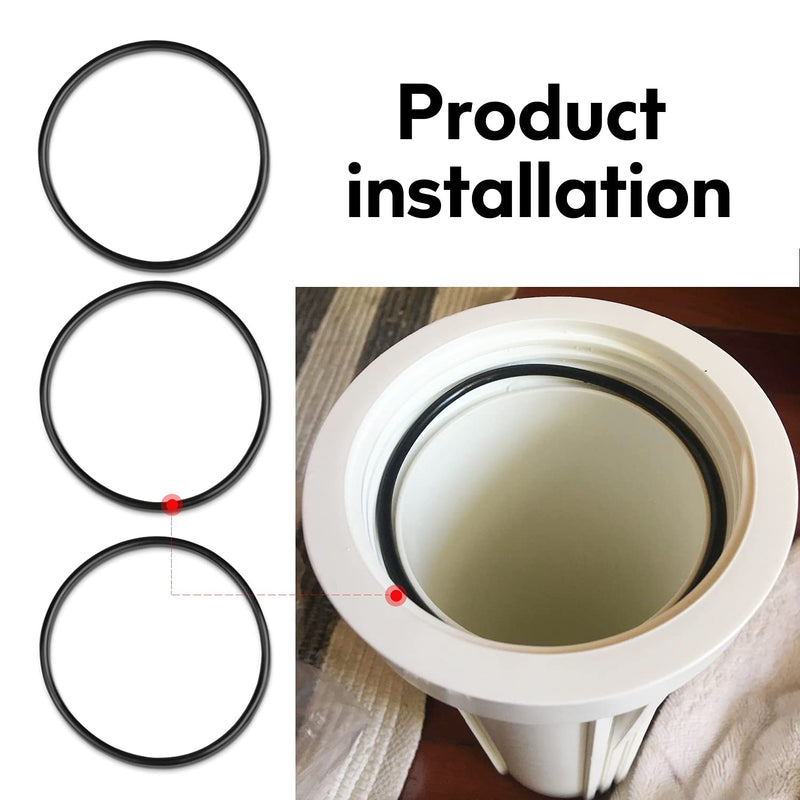 [Australia - AusPower] - 3.5" O.D Water Filter O-Ring Replaces Reverse Osmosis Water Filter Housings Set of 3 