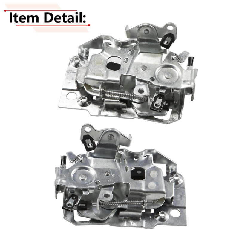 RLB-HILON 1Pair Front Door Latch Lock | Compatible with Chevy Silverado C/K 1500 2500 3500 S10 Tahoe, for GMC Topkick Jimmy Yukon and More