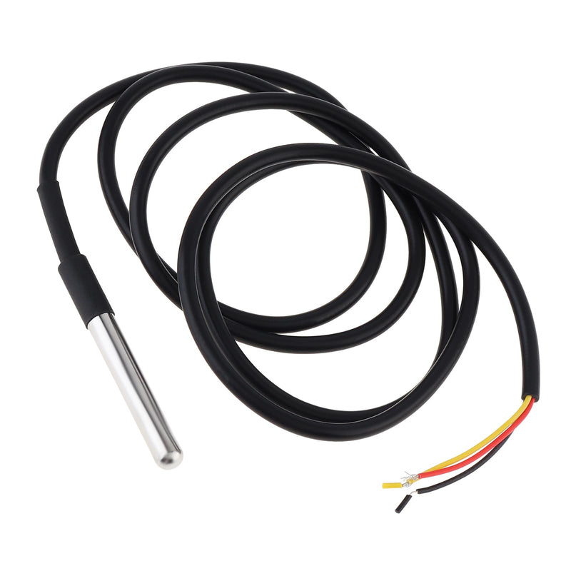[Australia - AusPower] - 5Pcs DS18B20 Temperature Sensor 1M/3.28ft Waterproof Stainless Steel Digital Thermal Probe Sensor 
