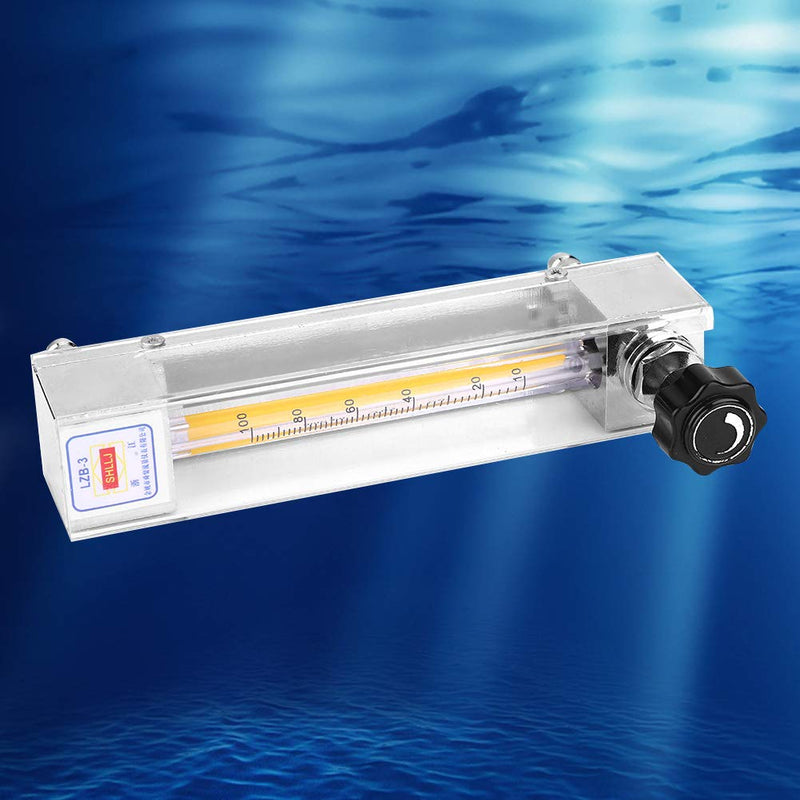 [Australia - AusPower] - LZB-3 Flowmeter for & Liquid Tube Type Water Meter 4-40mL/min, 10-100mL/min (Optional)(10-100mL/min) 