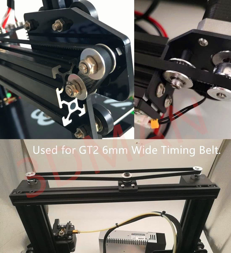 [Australia - AusPower] - GT2 Pulley 20 Teeth 5mm bore for 6mm Width 20T Timing Belt Pulley Wheel Aluminum for 3D Printers - 10 PCS 