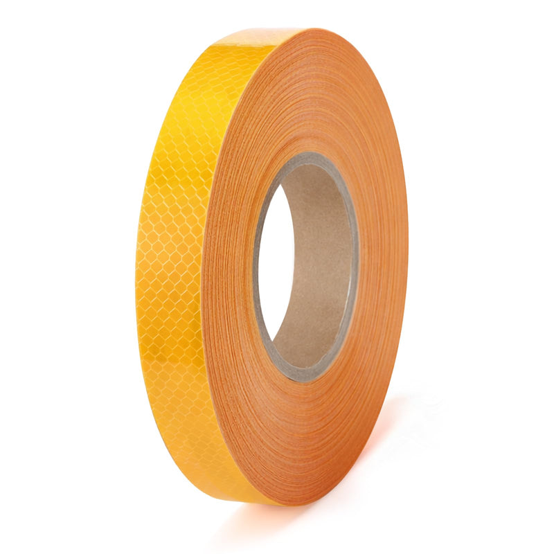 1 Pcs School Bus Reflective Tape -1 inch x 150 ft Yellow Conspicuity Reflective Safety Tape for School Bus Truck Trailer 1 Inch X 150 ft