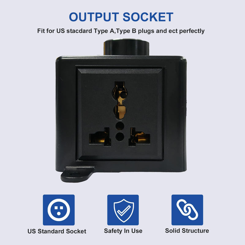 AC Motor Speed Controller Single Phase 110V/220V Vibration Motor Governor Supports Low Speed Start for 30W-120W Moto