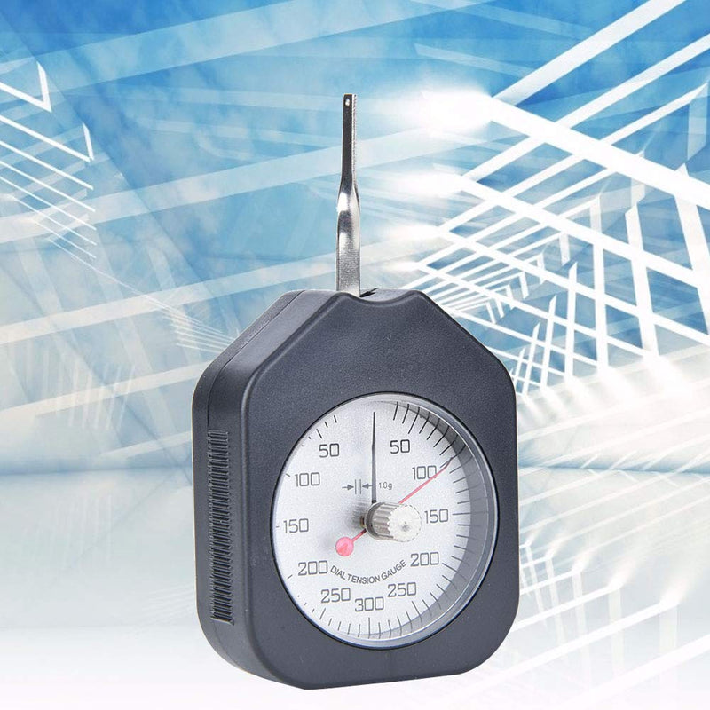 [Australia - AusPower] - Double Needle Dial Tension Gauge Meter Tension Meter Dial Tension Gauge Gram Force Gauge Tensiometer Measuring Tool Plastic(SZG-300-2) SZG-300-2 