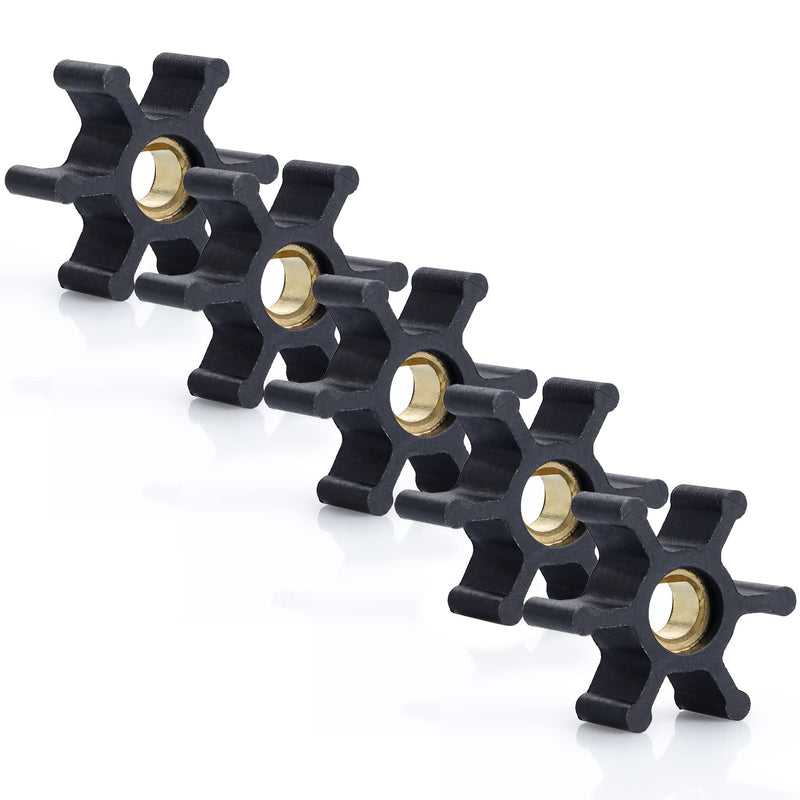 Pindex 5 Pack Water Pump Impeller Fits Trupow Model PAS-30 & PDS-30,Many Utility Pump Repalcement with 1/10th and 1/12th HP AC and DC Motors 5 Packs