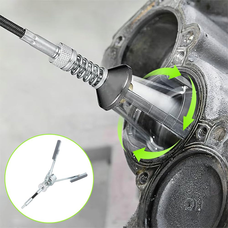 [Australia - AusPower] - Joyzan Engine Cylinder Hone, Honing Tool 3 Jaws Polishing Tool Cylinder Grinder Honing Device Engine Brake Cylinder Grinding Tool Set Cylinder Friction Device Adjustable Honing Brush 