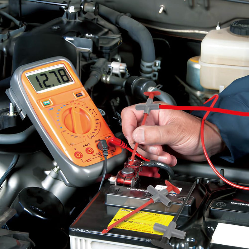 [Australia - AusPower] - Leopacat Multimeter Cable, Test Probes Multimeter, Puncture Probe, Wire Penetration Probe, 4 mm Puncture Probe Accessories, Test Clip, Needle Multimeter, Test Leads, Car Diagnostic Repair Tool, Test 