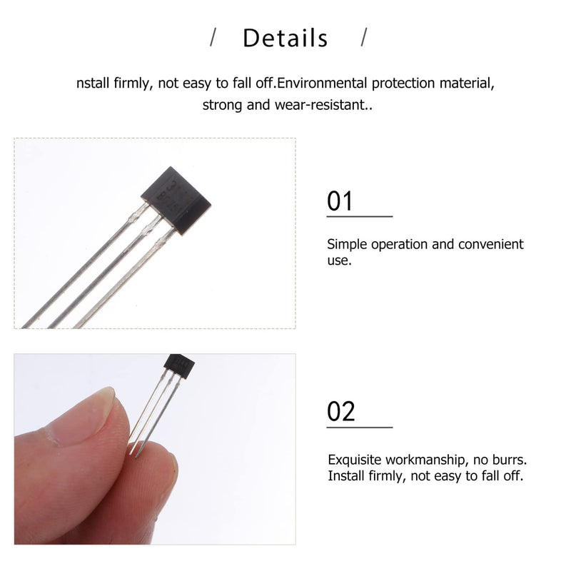 [Australia - AusPower] - ULTECHNOVO 100pcs A3144 3144 Hall Effect Sensor for High-Temperature Operation 
