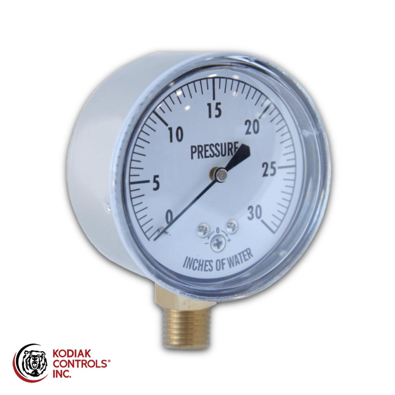 [Australia - AusPower] - KC25-30"H2O Low Pressure Gauge 30" WC 1 